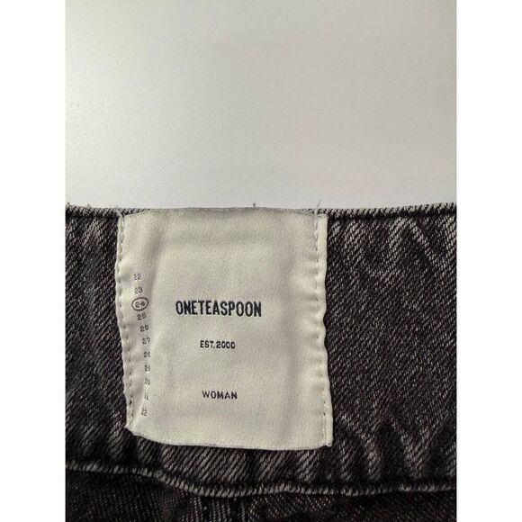 One Teaspoon Hustlers High Waist Tapered Jeans Size 24 - Picture 6 of 9